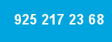 925 217 23 68 925 217 23 68